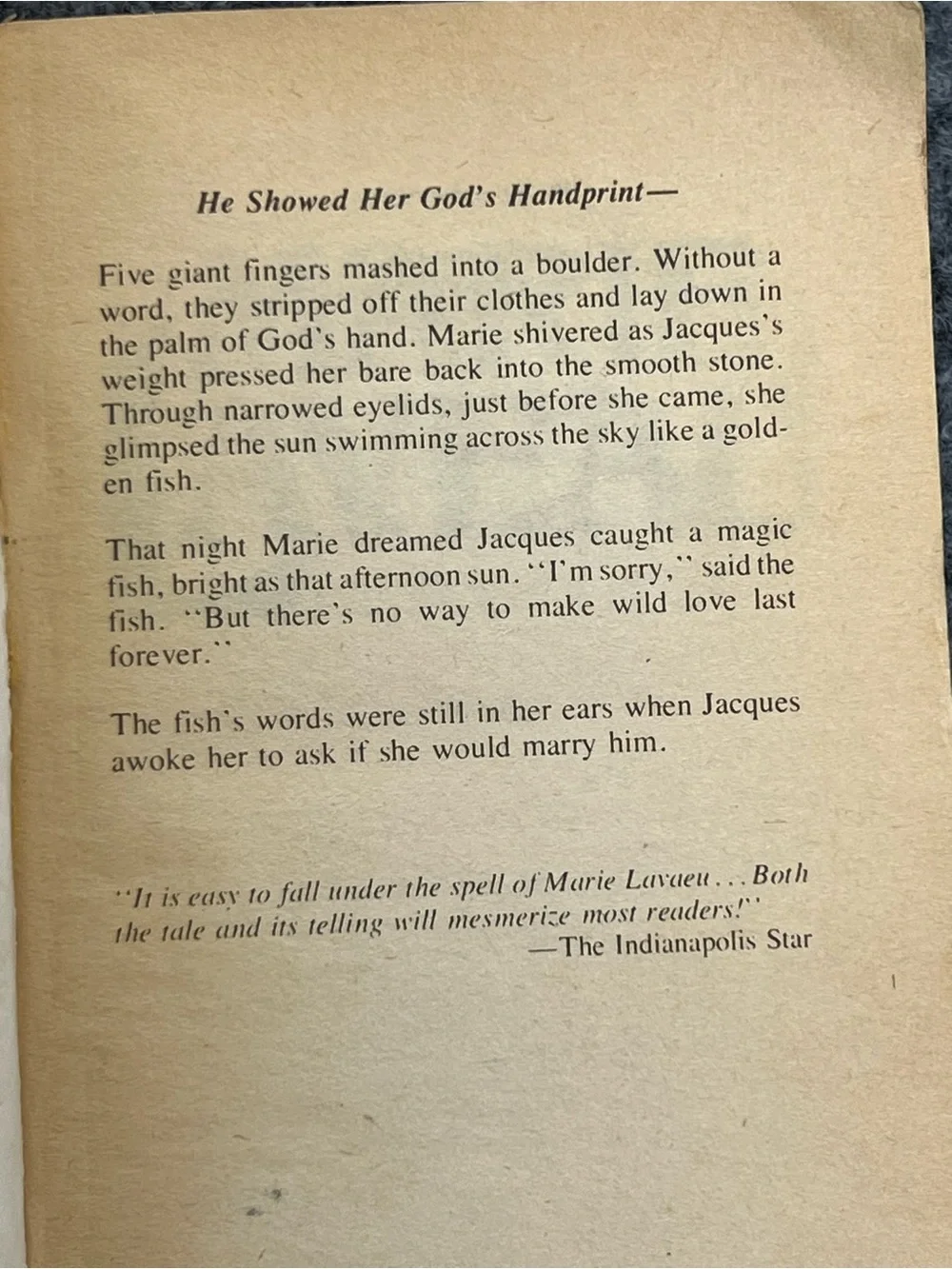 Marie Laveau by Francine Prose Paperback Size Vintage Rare Out of Print